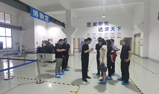 余姚市副市长潘健红一行考察调研丞达精机